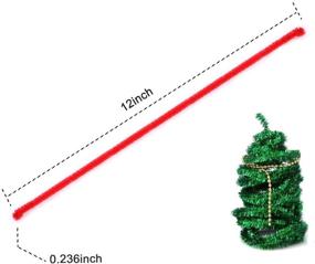 img 2 attached to 🔧 Caydo Pipe Cleaners Set - 350 Pieces, Including 120 Pipe Cleaners, 6 Sizes of Pom Poms, and 4 Sizes of Wiggle Eyes - Ideal Craft DIY Art Supplies