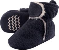 👟 hudson baby booties: heather charcoal boys' shoes and boots - ultimate style and comfort логотип