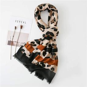 img 1 attached to Discover the Timeless Elegance of JINGJING FAN Women's Fashion Classic Scarves & Wraps