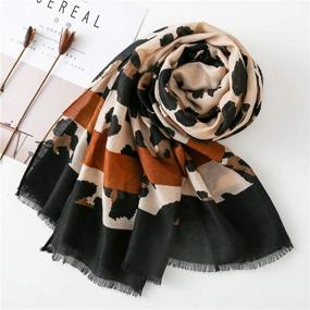 img 3 attached to Discover the Timeless Elegance of JINGJING FAN Women's Fashion Classic Scarves & Wraps