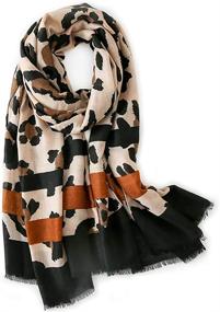 img 4 attached to Discover the Timeless Elegance of JINGJING FAN Women's Fashion Classic Scarves & Wraps