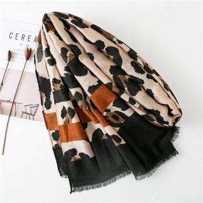 img 2 attached to Discover the Timeless Elegance of JINGJING FAN Women's Fashion Classic Scarves & Wraps