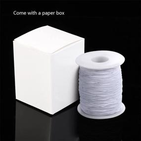 img 3 attached to 🔗 Flexible Elastic Stretch Beading Crafting Kit for Jewelry Making - Outus