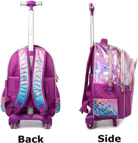 img 2 attached to Meetbelify Unicorn Rolling Backpack Backpacks Backpacks