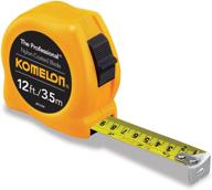 komelon 4912im: high-performance 12 📏 ft metric measuring tape for professionals logo