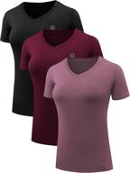 👚 neleus women's 3 pack compression workout athletic shirt: performance and style combined logo