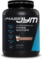 🏋️ mass jym protein powder: power-packed blend of egg white, milk, whey protein isolates & micellar casein by jym supplement science, chocolate mousse flavor - 5 lb logo