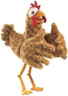 🐔 folkmanis 2861 two-handed chicken puppet: enhanced seo-friendly product name logo