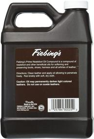 img 1 attached to 🧴 Fiebing's Premium 32 oz. Neatsfoot Oil Compound Leather Conditioner