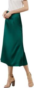 img 3 attached to 👗 LYANER Womens Elegant Satin Zipper Skirts: Elevating Women's Clothing with Style