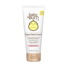 img 4 attached to 👶 Natural Zinc Oxide Diaper Rash Cream for Maximum Relief and Prevention - Baby Bum, Fragrance Free, Gluten Free, Vegan - 3 FL OZ