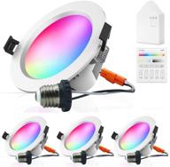 enhance your space with recessed downlight compatible assistant inch 4pack логотип