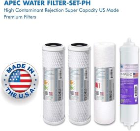 img 3 attached to 🚰 APEC PH Replacement ULTIMATE Water Filter Set