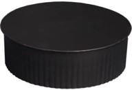 high-quality black crimp tee cap: united states hdw bm0152, 7-inch logo