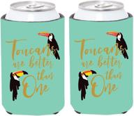 🐦 creative brands slant collections toucans better insulated can cover, 4 x 5.2-inch логотип