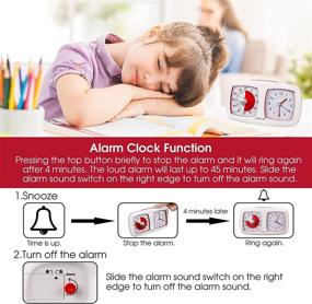 img 1 attached to ⏱️ AIMILAR 2-in-1 Silent Countdown Timer Clock - Efficient Time Management Tool for Kids, Students, Teachers, Home, Kitchen, Classroom, and Meetings