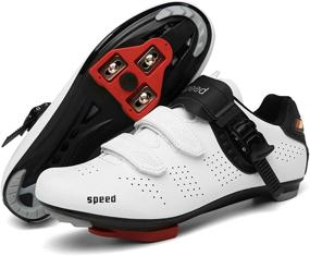 img 4 attached to Women Cycling Indoor Outdoor Mountain Men's Shoes for Athletic