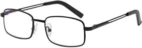 img 4 attached to 👓 OCCI CHIARI Metal Reading Glasses Blue Light Readers for Men - Available in Multiple Strengths (1.0-4.0)