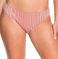 roxy juniors treasure bikini stripes logo