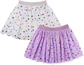 img 4 attached to 👗 DaniChins Girls' Layered Princess Sparkle Clothing