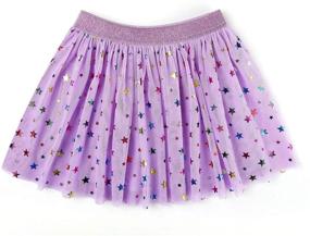 img 2 attached to 👗 DaniChins Girls' Layered Princess Sparkle Clothing