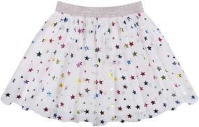 img 3 attached to 👗 DaniChins Girls' Layered Princess Sparkle Clothing