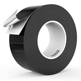 img 4 attached to 🔥 LLPT Aluminum Black Foil Tape 2 Inches x 55 Yards 3.94 Mil: The Ultimate High-Temp HVAC Sealing Solution for Pipe & Metal Repair!