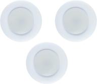 💡 ge enbrighten puck light 31393 - white, linkable, plug-in, 3-pack логотип