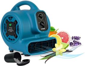 img 1 attached to 🌬️ XPOWER P-260NT Freshen Mini Mighty Scented Air Mover: Blower with Ionizer & Timer - 4 Speeds & 800 CFM