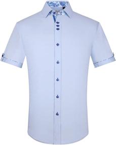img 4 attached to Alex Vando Shirts Casual Regular Men's Clothing and Shirts