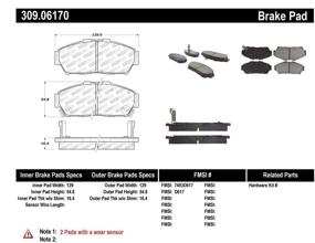 img 3 attached to Улучшите свою тормозную производительность с тормозными колодками StopTech 309.06170 Sport: в комплекте идут шайбы и крепежные детали.