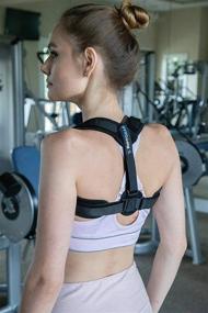 img 1 attached to 👍 RiptGear Posture Corrector: Adjustable Back Brace for Women and Men - Improve Posture, Straighten Your Back, and Relieve Shoulder Discomfort