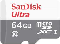 📷 5 pack sandisk ultra 64gb microsdxc memory card uhs-i class 10 sdsquns-064g-gn3mn bundle with (1) everything but stromboli 3.0 sd/tf micro card reader logo