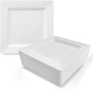 white square plates oasis creations logo