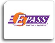 🚘 e-pass electronic toll sticker; all-road prepaid toll program in fl, ga, and nc logo