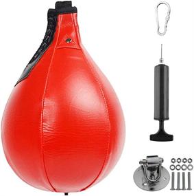 img 4 attached to YCYU Boxing Speedbag Leather Punching