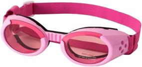 img 1 attached to 🐶 Doggles ILS Pink Frame with Pink Lens: Protect and Style Your Pet's Eyes in Pink!