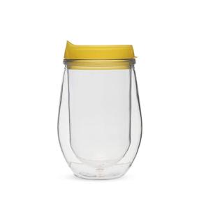img 3 attached to True 7428 Traveler Double Walled Wine Tumbler In Yellow(Single Pack)