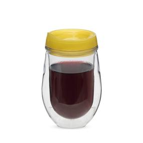 img 4 attached to True 7428 Traveler Double Walled Wine Tumbler In Yellow(Single Pack)