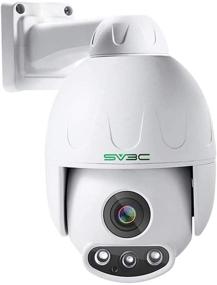 img 4 attached to SV3C 5MP PTZ PoE Camera: Outdoor Surveillance with 5X Optical Zoom, Sony Sensor, Two-Way Audio, and Night Vision