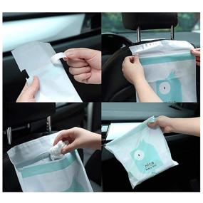 img 2 attached to 🗑️ Adhesive Disposable Trash Bags - Leak-proof & Waterproof (15PCS, Green)