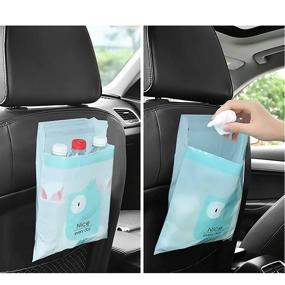 img 3 attached to 🗑️ Adhesive Disposable Trash Bags - Leak-proof & Waterproof (15PCS, Green)