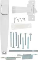 wright products v333wh pushbutton latch for screen and storm doors - white логотип