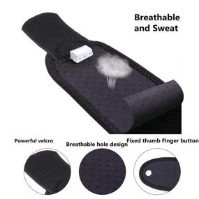 img 3 attached to ProFlex: Compression Adjustable Weightlifting Tendonitis Arthritis Support System