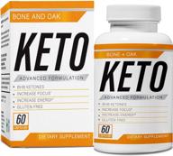 🔥 bone and oak keto diet pills with apple cider vinegar" - optimize fat utilization, boost metabolism, advanced carb absorption for women & men, ultra fast ketosis formula logo
