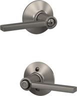 🔒 schlage f40 v lat 619 latitude bed & bath privacy lever lock in nickel логотип