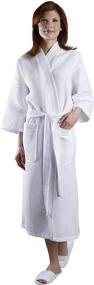 img 4 attached to Square Waffle Robes Women Men