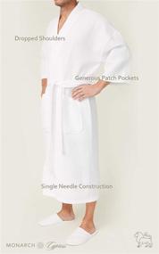 img 2 attached to Square Waffle Robes Women Men