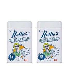 img 3 attached to 🌟 Nellie's All-Natural Oxygen Brightener Powder Tin, 2 lbs (Pack of 2) - Powerful Stain and Grime Remover