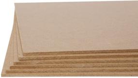 img 1 attached to 🖼️ Бордюр Richeson 11x14" средней плотности неотверженного прессованного древесного волокна (6 штук)